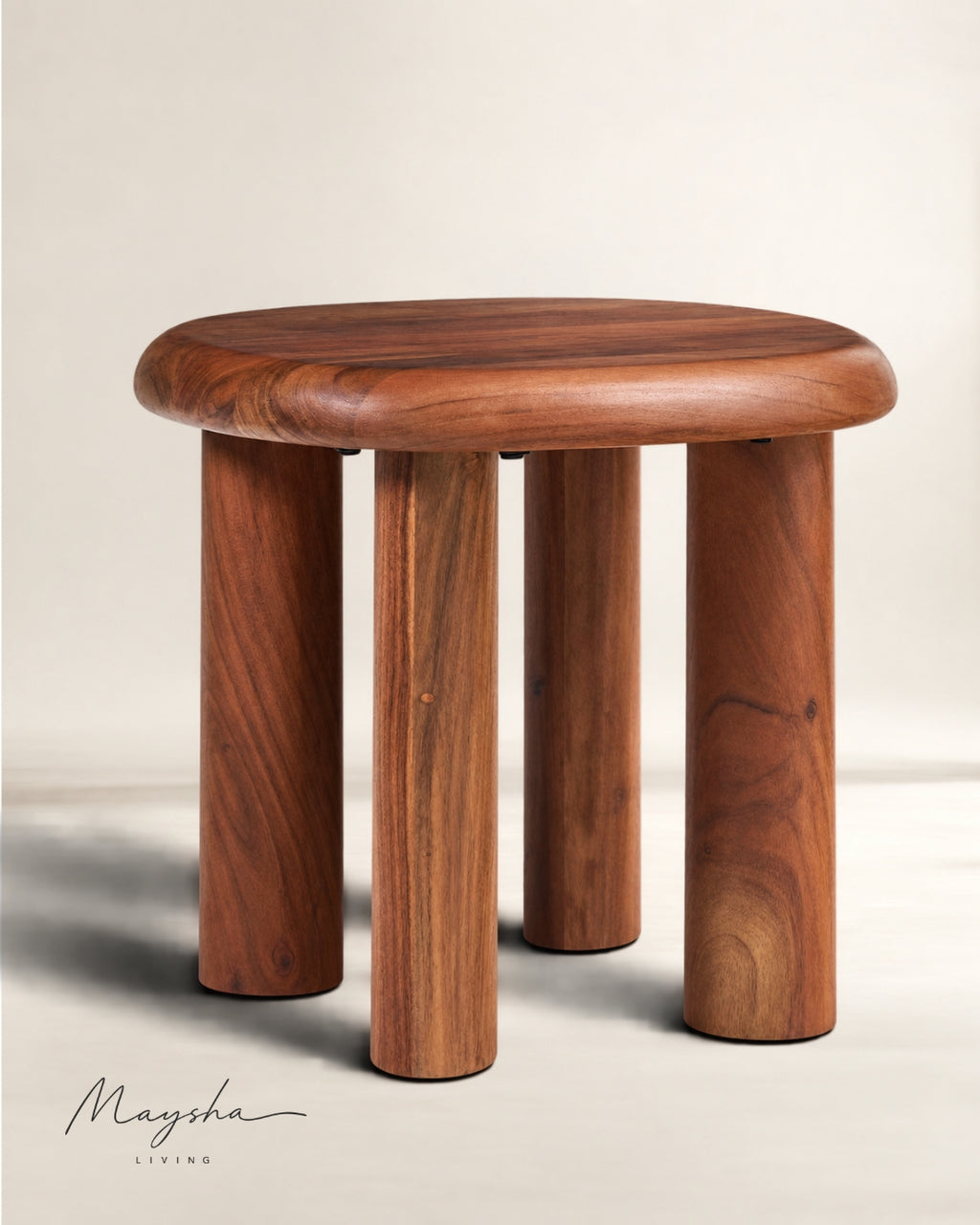 Torcelle Solid Wood Side Table