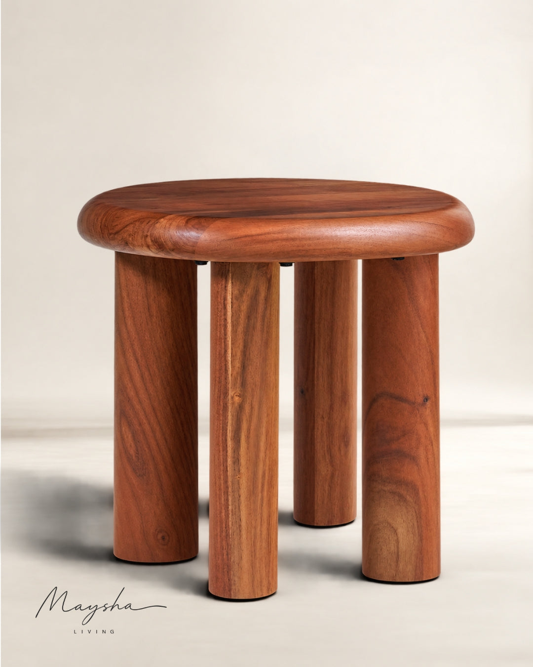 Torcelle Solid Wood Side Table