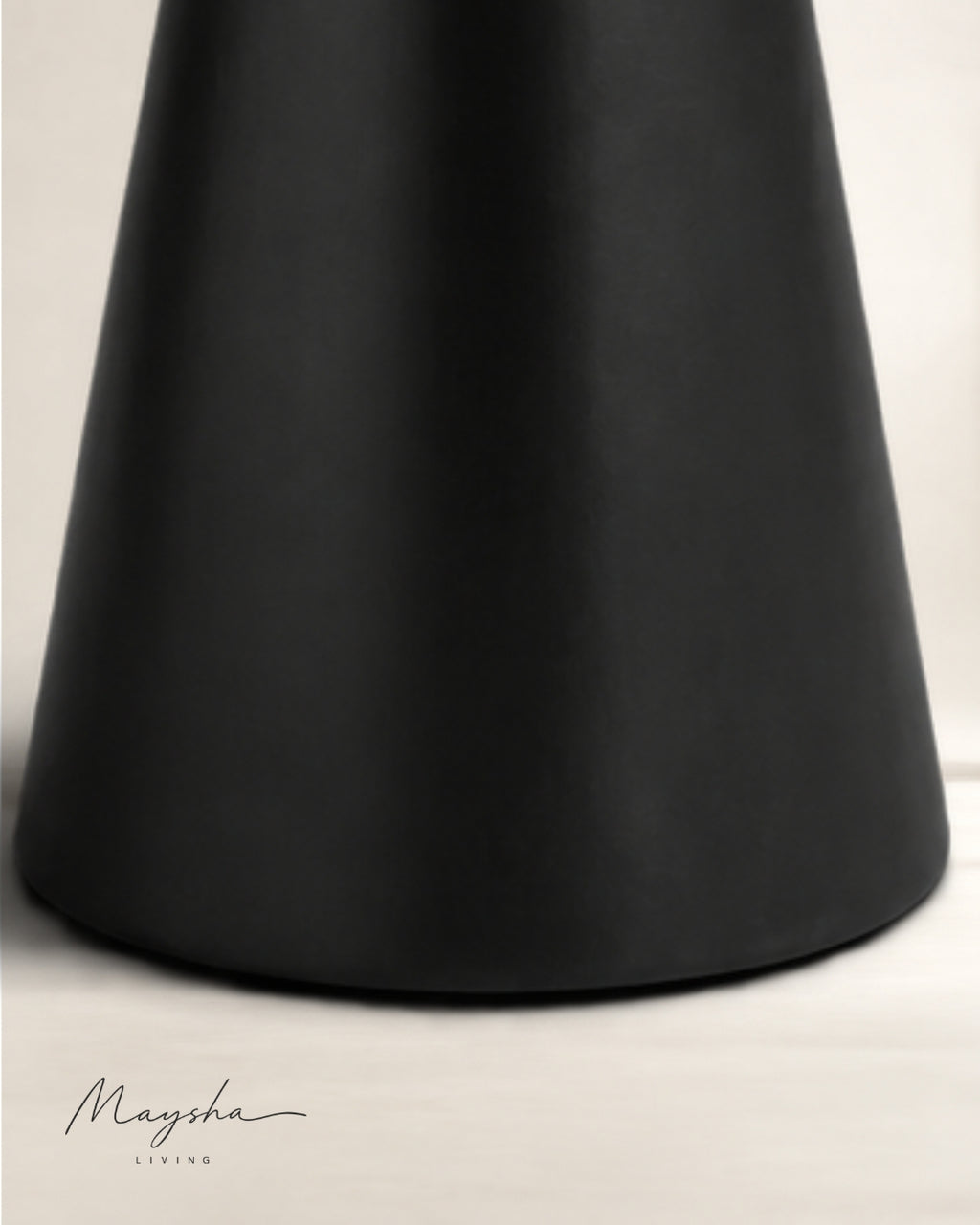 Brivante Solid Wood Circular Side Table