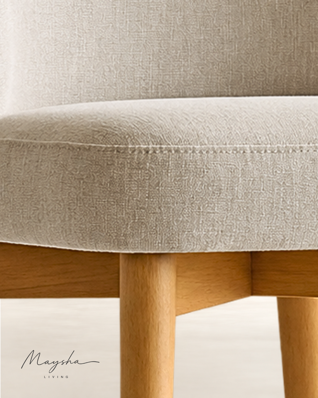 Solene Linen-Blend Parsons Dining Chairs