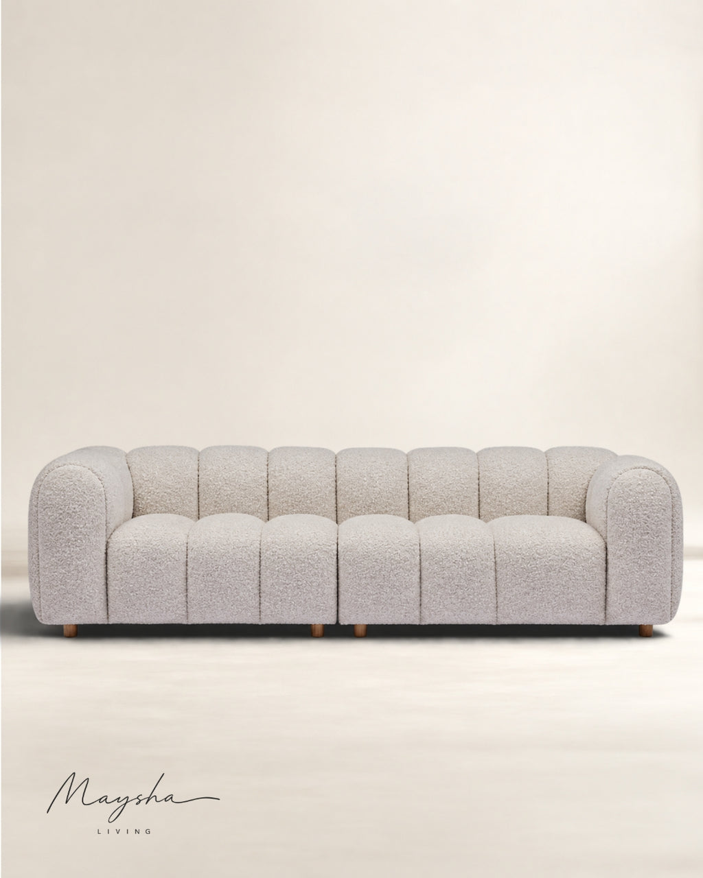 Nuvorix Handcrafted 2-Seater Modular Cloud Sofa
