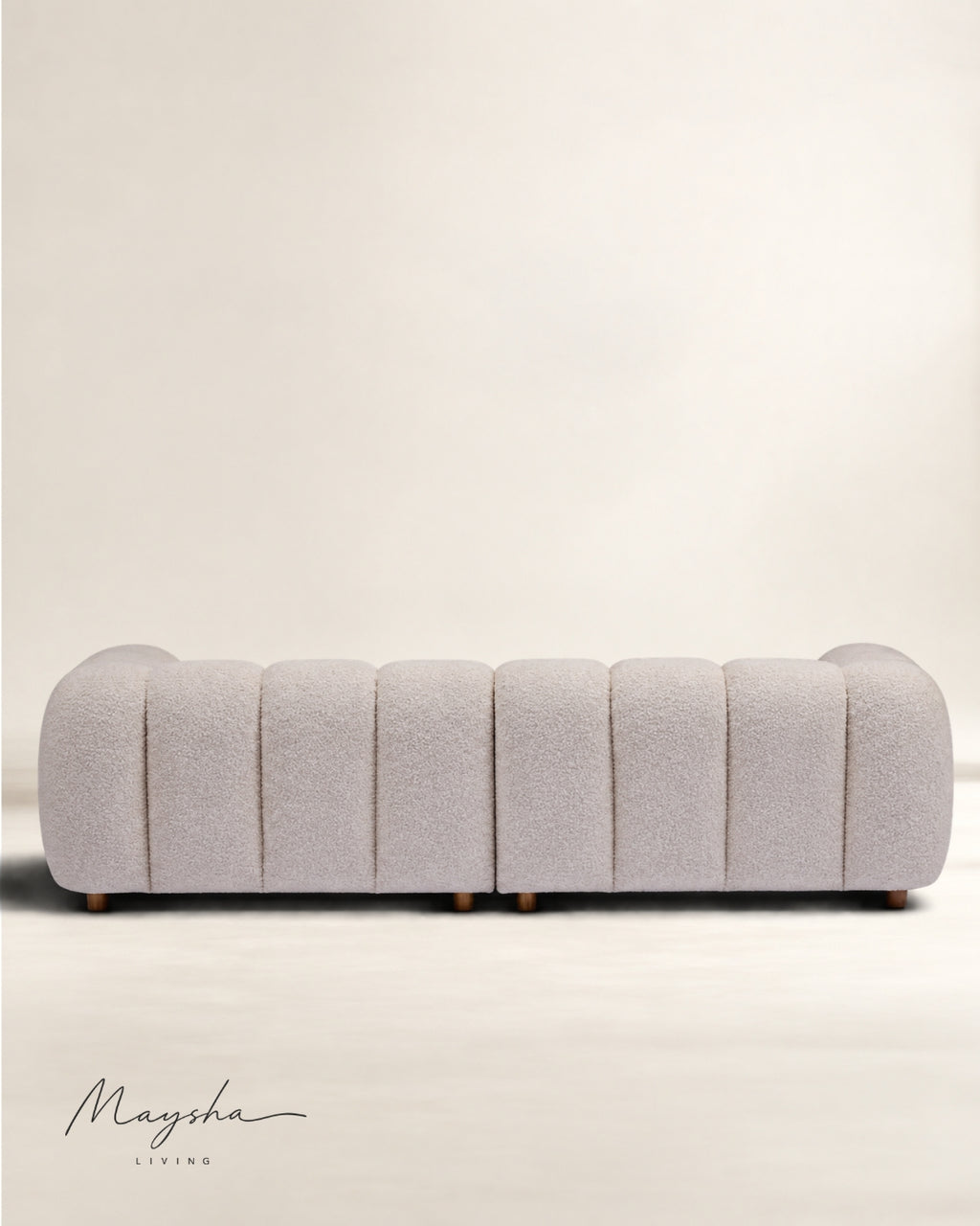 Nuvorix Handcrafted 2-Seater Modular Cloud Sofa