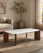 Vayrox  Coffee Table with Acacia Wood Legs