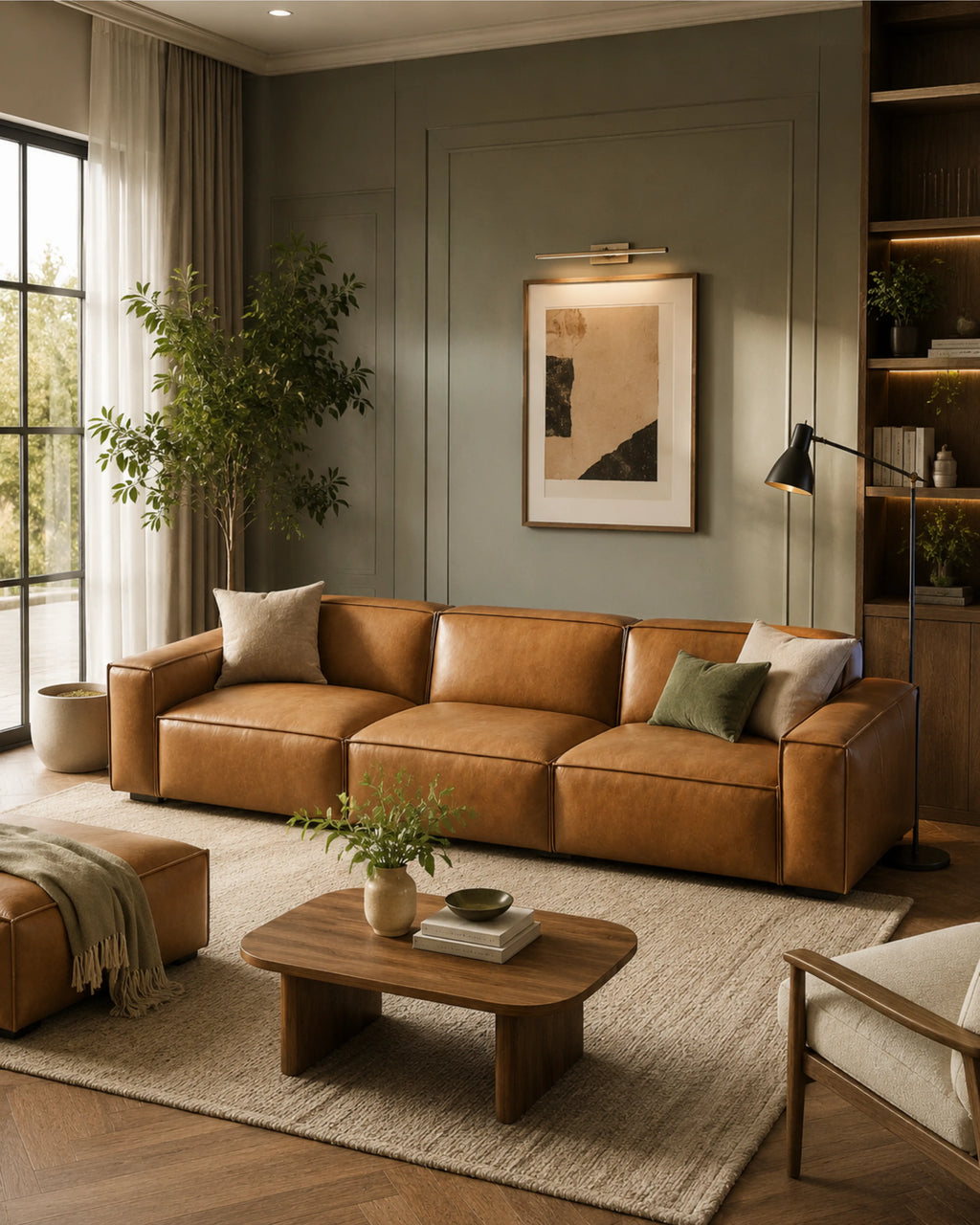 Dovarie brown professional fabric sofa