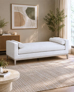 Velmora Modern Upholstered Daybed with Cushioned Seat