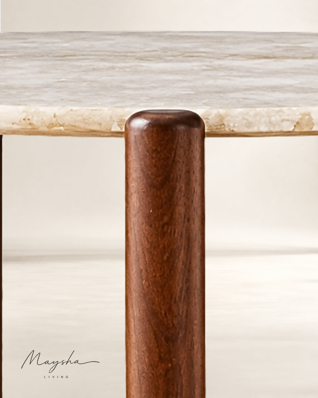 NORRICK Round Quartz Coffee Table