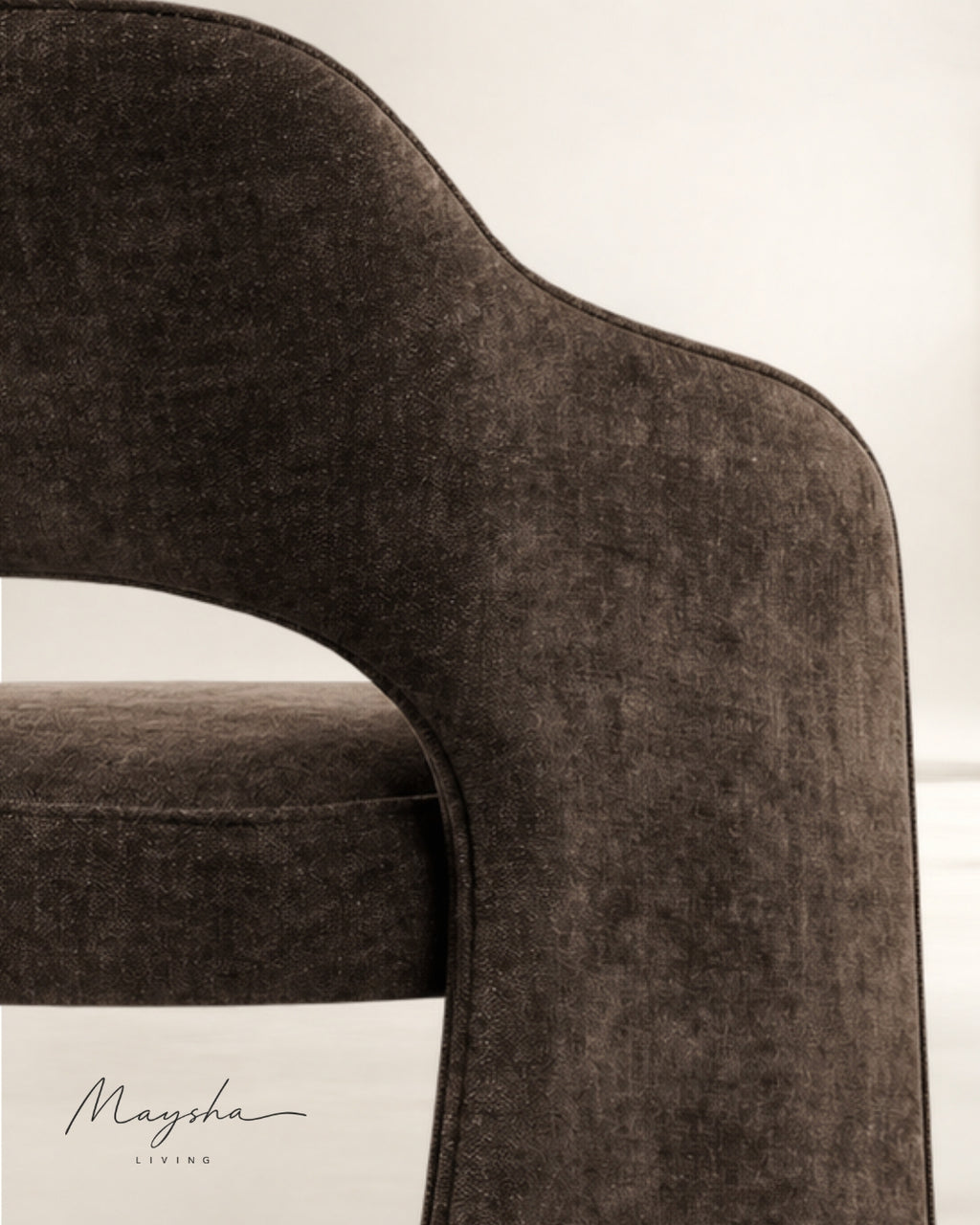 Brielle Plush-Seat Armchair Pair for Open, Airy Dining Spaces