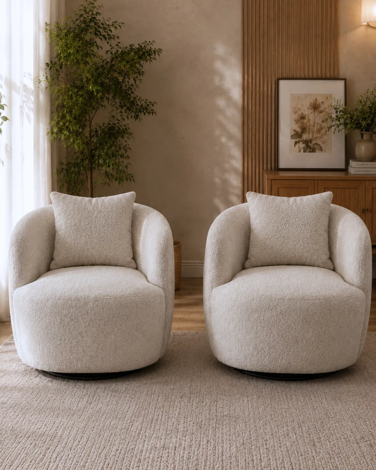 Curva Modern Curved Accent Chair