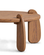 KAROV Japandi Acacia Wood Coffee Table