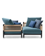 ORYVIK Sapphire Lounge Chair in Solid Teak Wood