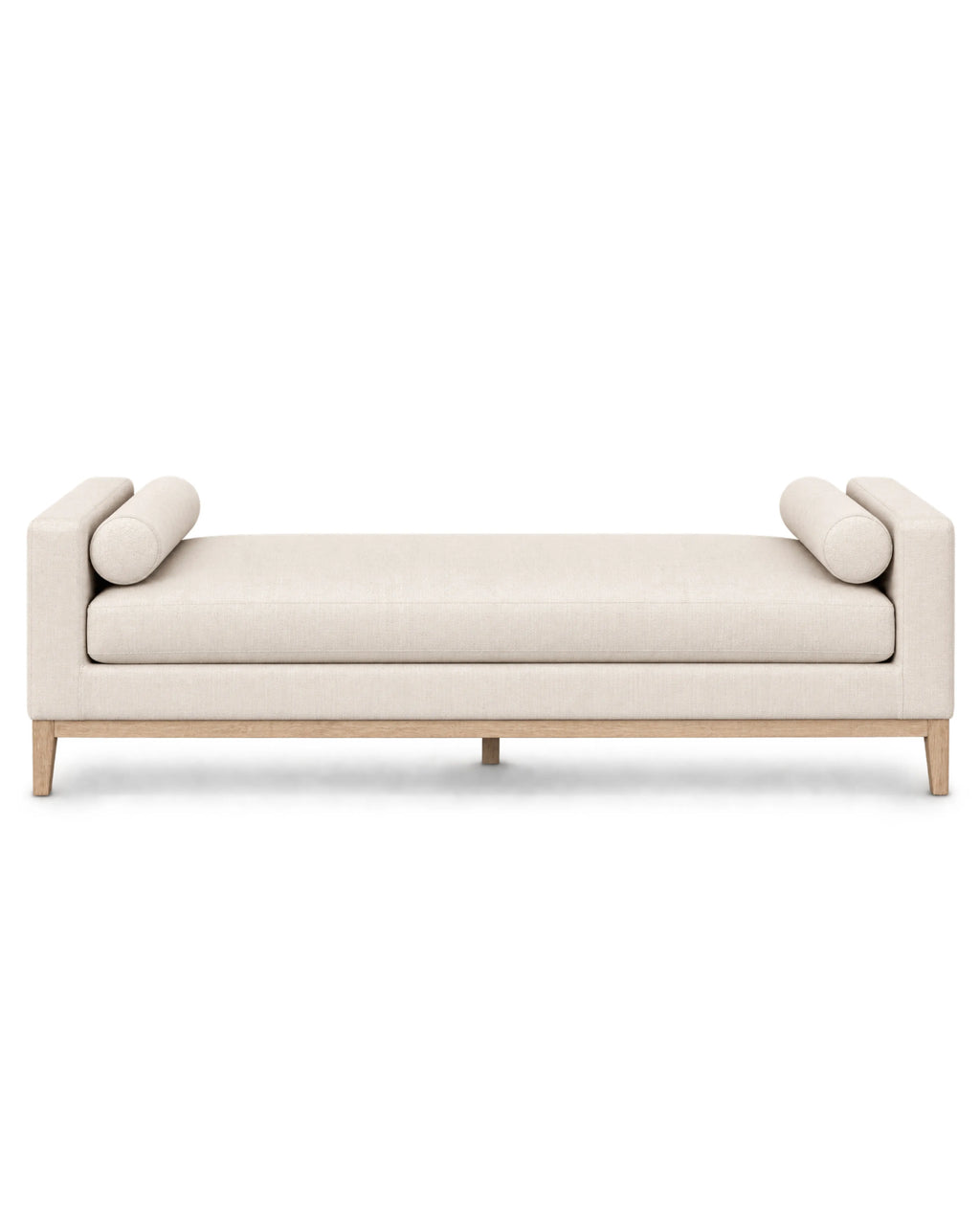 Velmora Modern Upholstered Daybed with Cushioned Seat