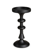 Novastix Solid Wood Side Table in Matte Black
