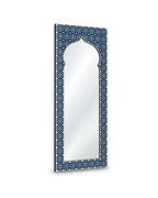Zahravelle Moorish Arch Bone Inlay Full-Length Wall Mirror