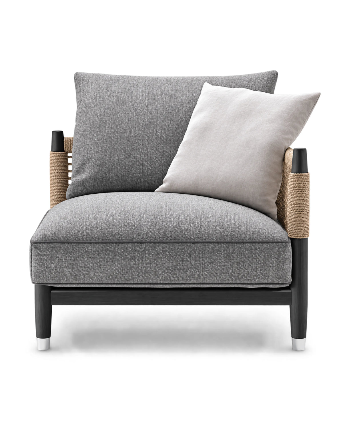 ORYVIK Dove Lounge Chair in Solid Teak Wood