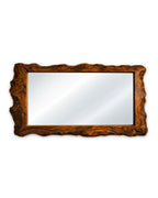 Kaelora Live Edge Solid Wood Wall Mirror
