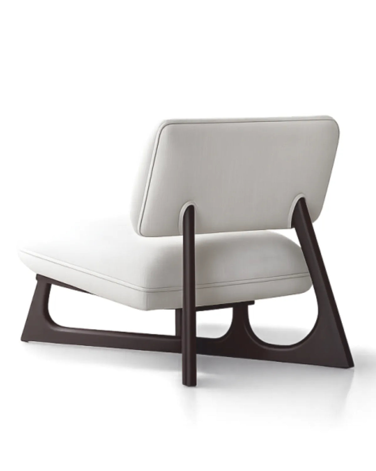 Corvessa Upholstered Accent Chair in Solid Teak Wood