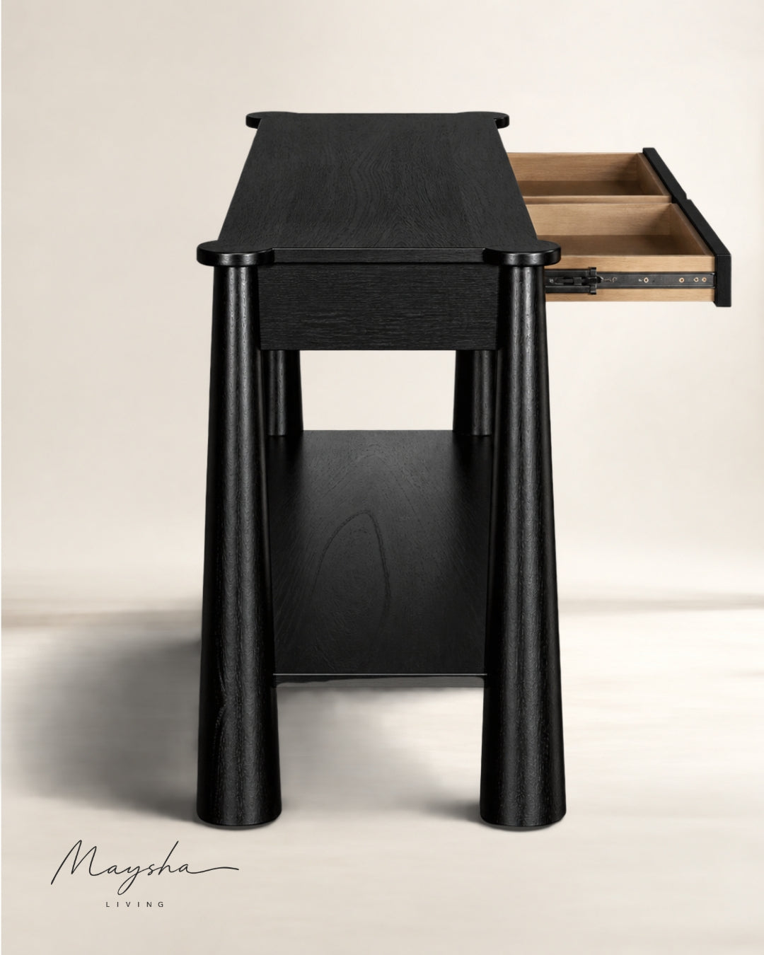 XEVORA Onyx Console Table