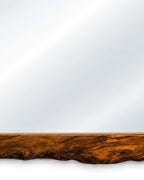 Kaelora Live Edge Solid Wood Wall Mirror