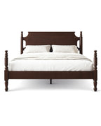 Auremont Solid Hardwood Platform Bed