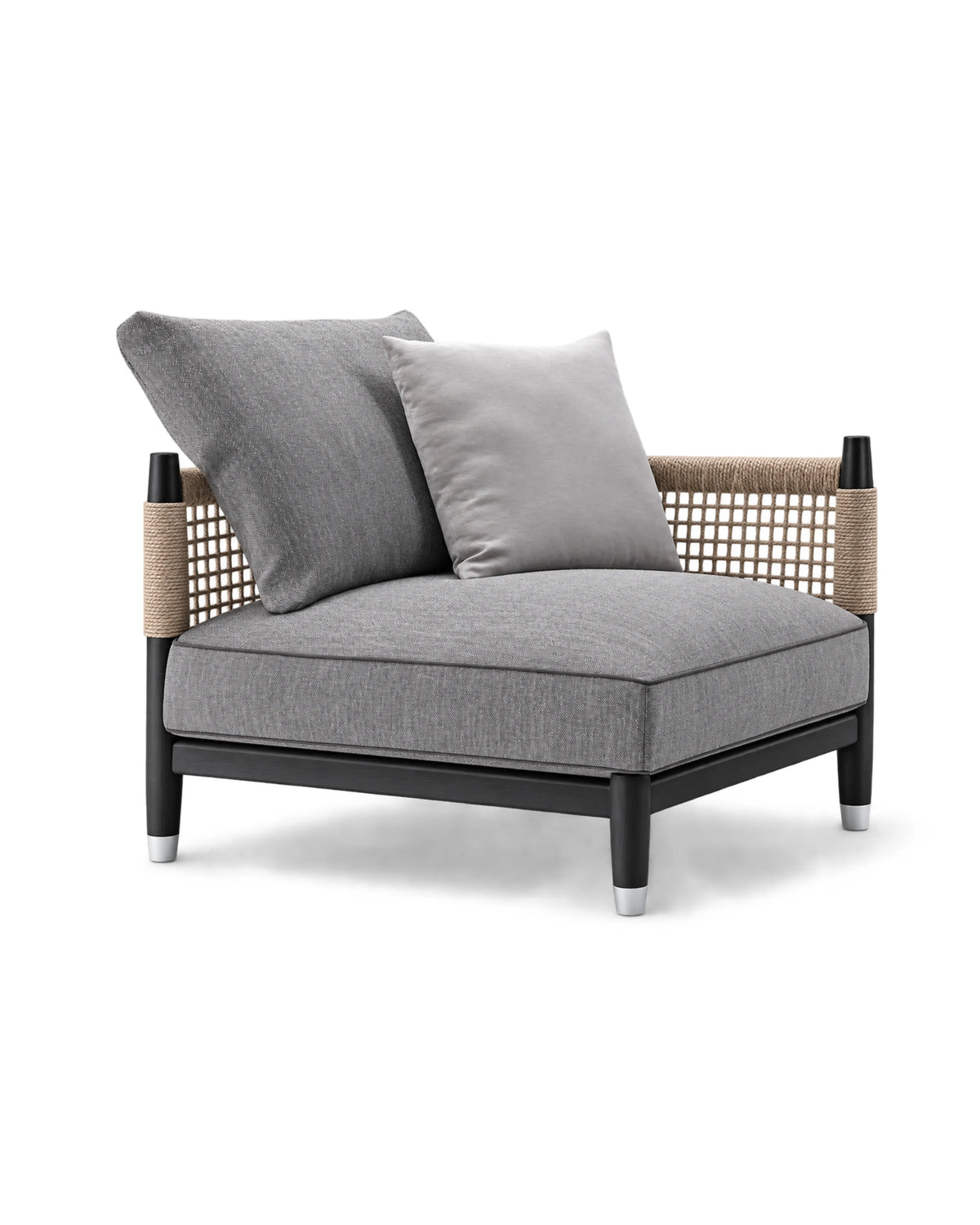 ORYVIK Dove Lounge Chair in Solid Teak Wood