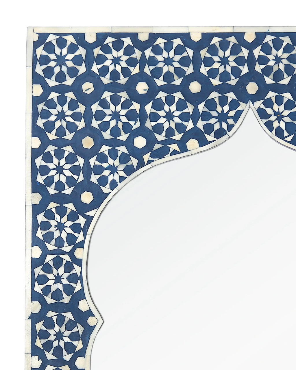 Zahravelle Moorish Arch Bone Inlay Full-Length Wall Mirror