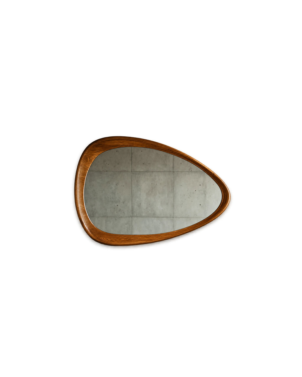 Oravelle Teardrop Solid Wood Frame Wall Mirror