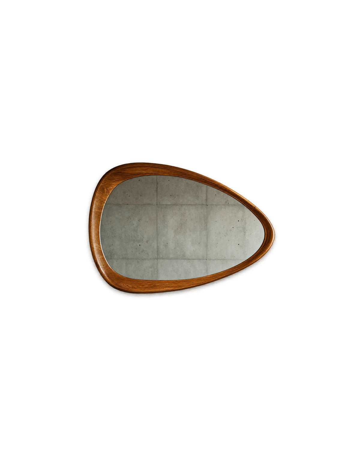 Oravelle Teardrop Solid Wood Frame Wall Mirror