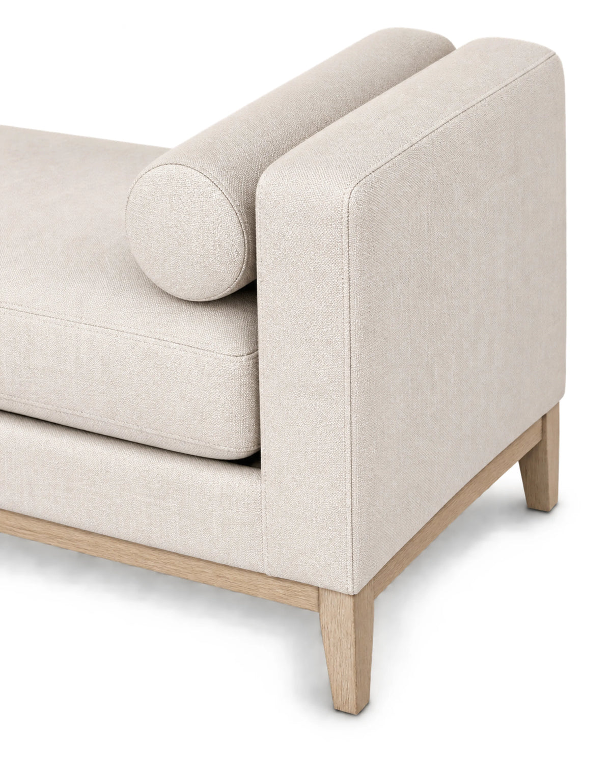 Velmora Modern Upholstered Daybed with Cushioned Seat
