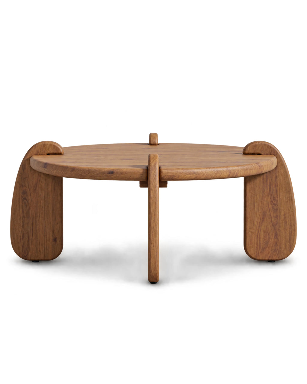 KAROV Japandi Acacia Wood Coffee Table