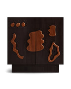 Orvessa Sculptural Solid Mango Wood Sideboard