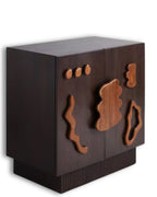 Orvessa Sculptural Solid Mango Wood Sideboard