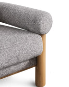 Viresto Mist Lounge Chair Oak Wood