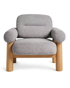 Viresto Mist Lounge Chair Oak Wood