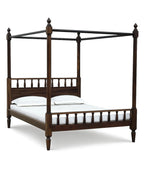 Valdren Solid Wood Four-Poster Bed