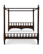 Valdren Solid Wood Four-Poster Bed