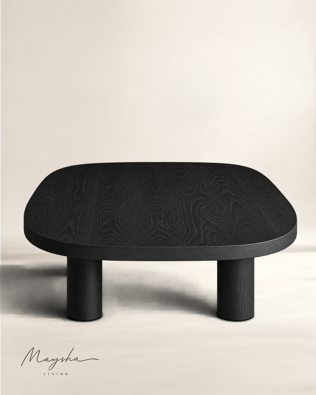 Ellovane Solid Wood Oval Coffee Table