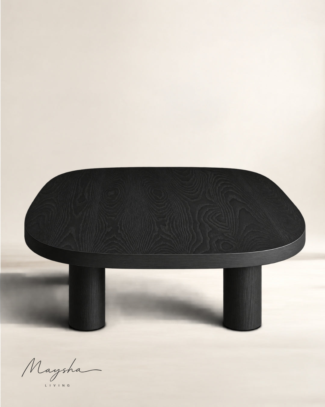 Ellovane Solid Wood Oval Coffee Table