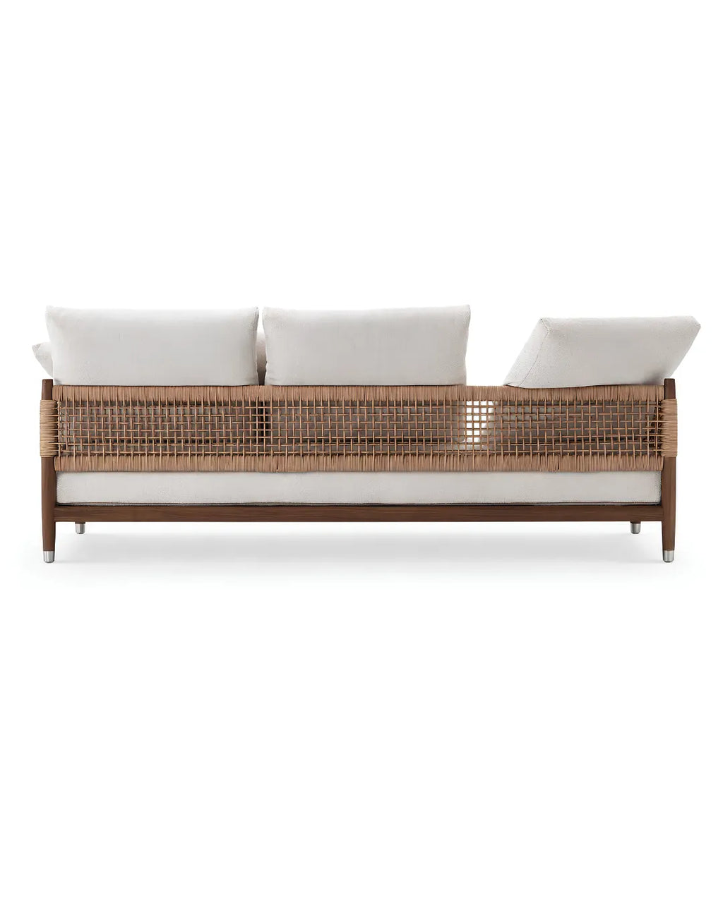 YORVAN Luxury Teak Wooden Frame Sofa