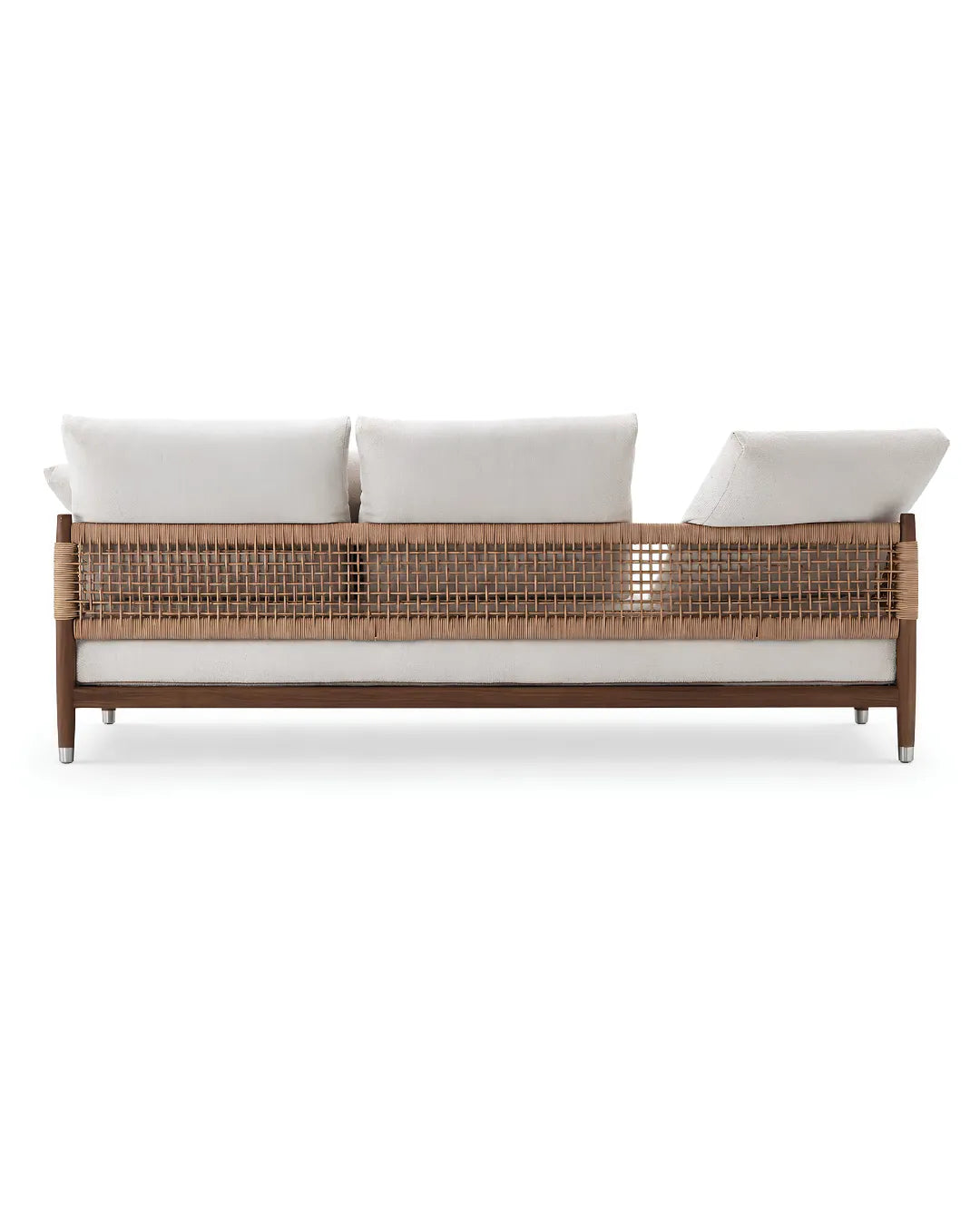 YORVAN Luxury Teak Wooden Frame Sofa