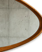 Oravelle Teardrop Solid Wood Frame Wall Mirror