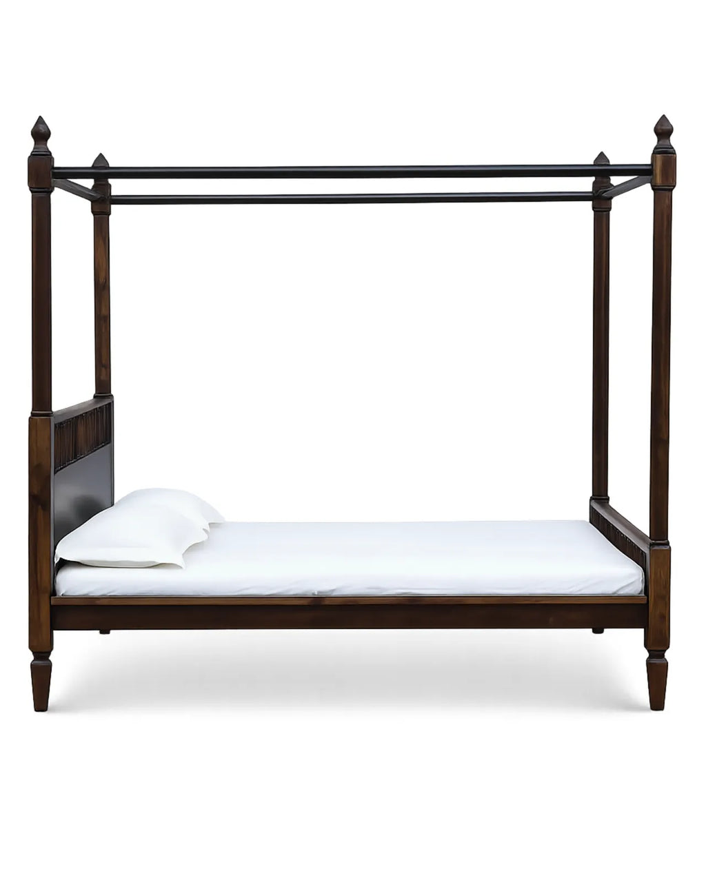 Valdren Solid Wood Four-Poster Bed