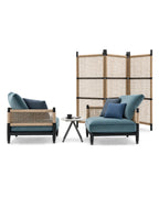 ORYVIK Sapphire Lounge Chair in Solid Teak Wood