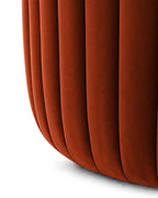 VORIXA Swivel Linen Chenille Sienna Lounge Chair