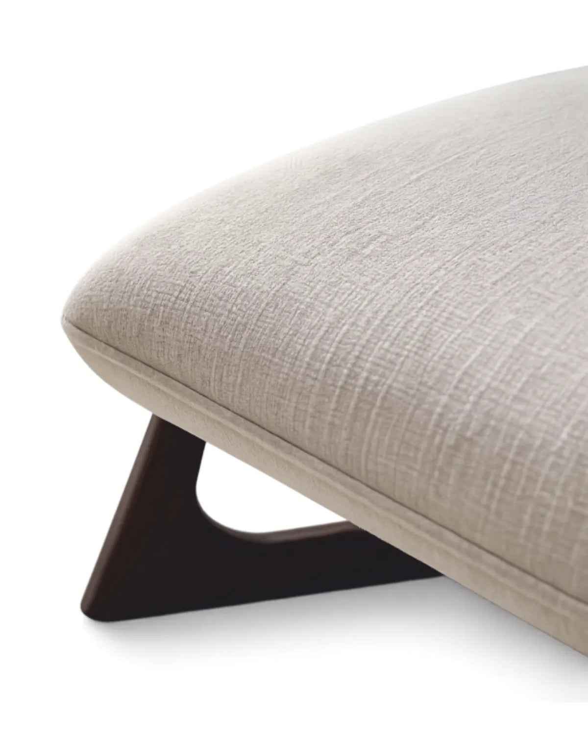 Corvessa Upholstered Accent Chair in Solid Teak Wood