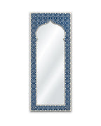 Zahravelle Moorish Arch Bone Inlay Full-Length Wall Mirror
