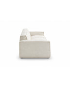 Dovarie white professional fabric sofa