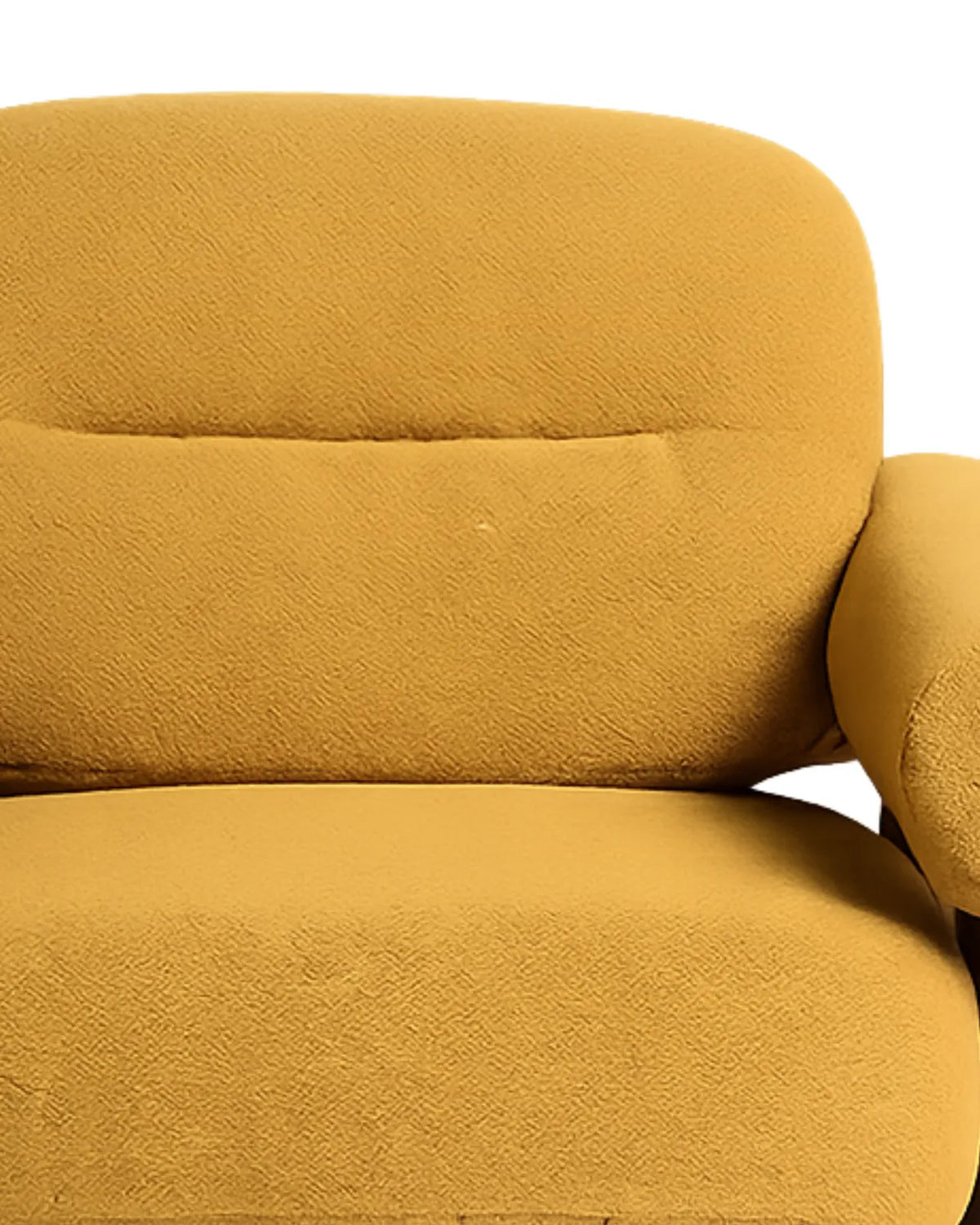 Viresto Ochre Lounge Chair Oak Wood