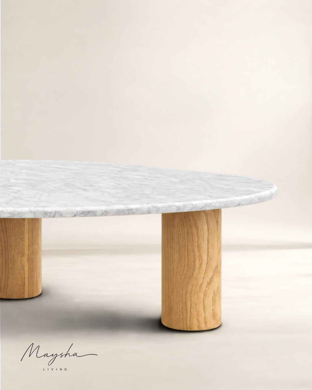 NOVRYN Carrara Marble Coffee Table