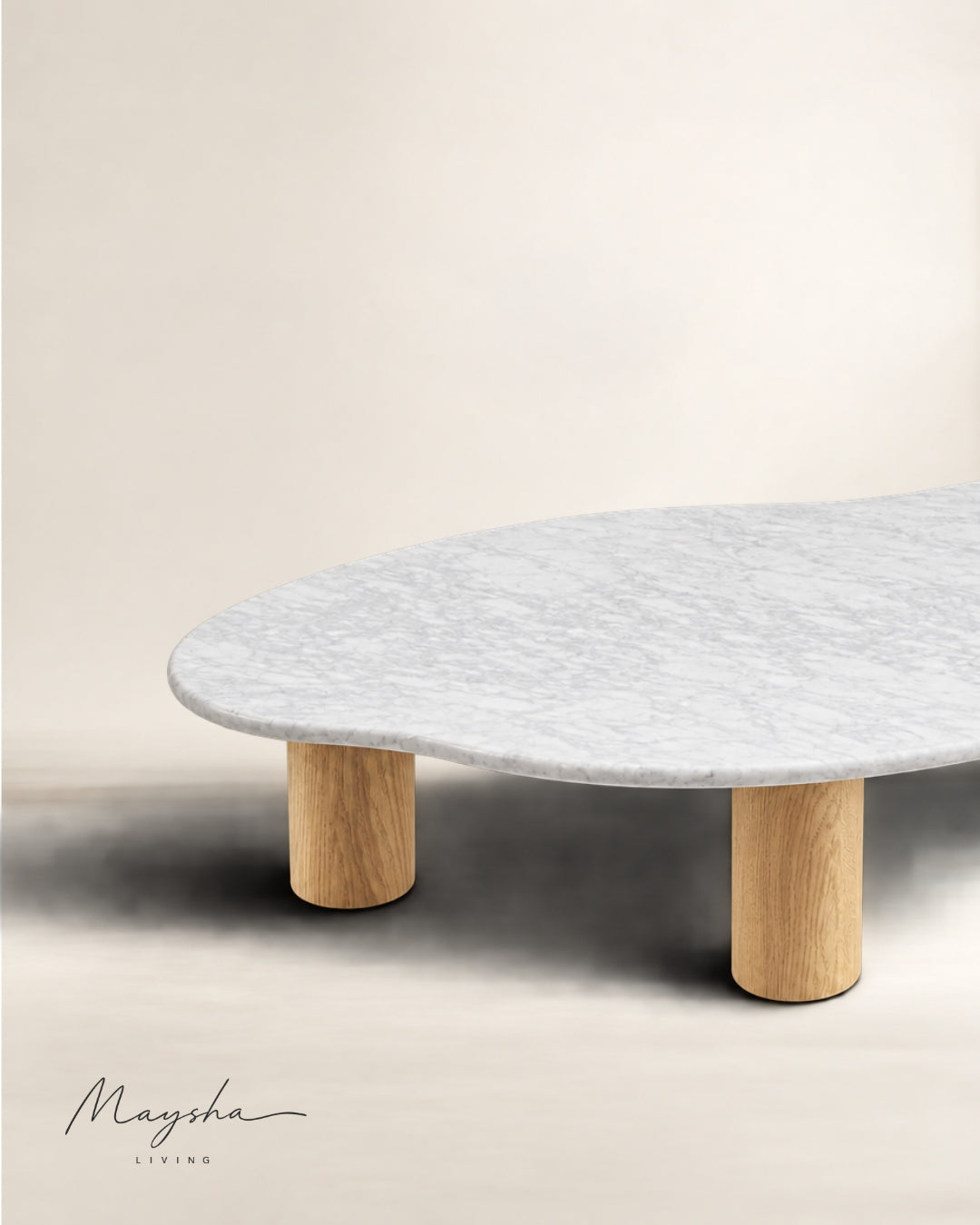 NOVRYN Carrara Marble Coffee Table