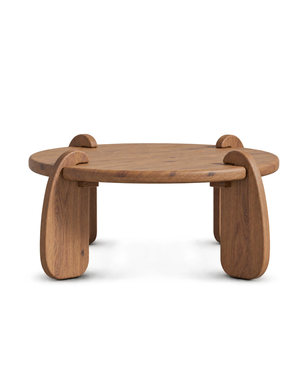 KAROV Japandi Acacia Wood Coffee Table